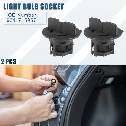 2 x Front Turn Signal Light Bulbs Sockets for BMW 325i 330i (2001-2006)