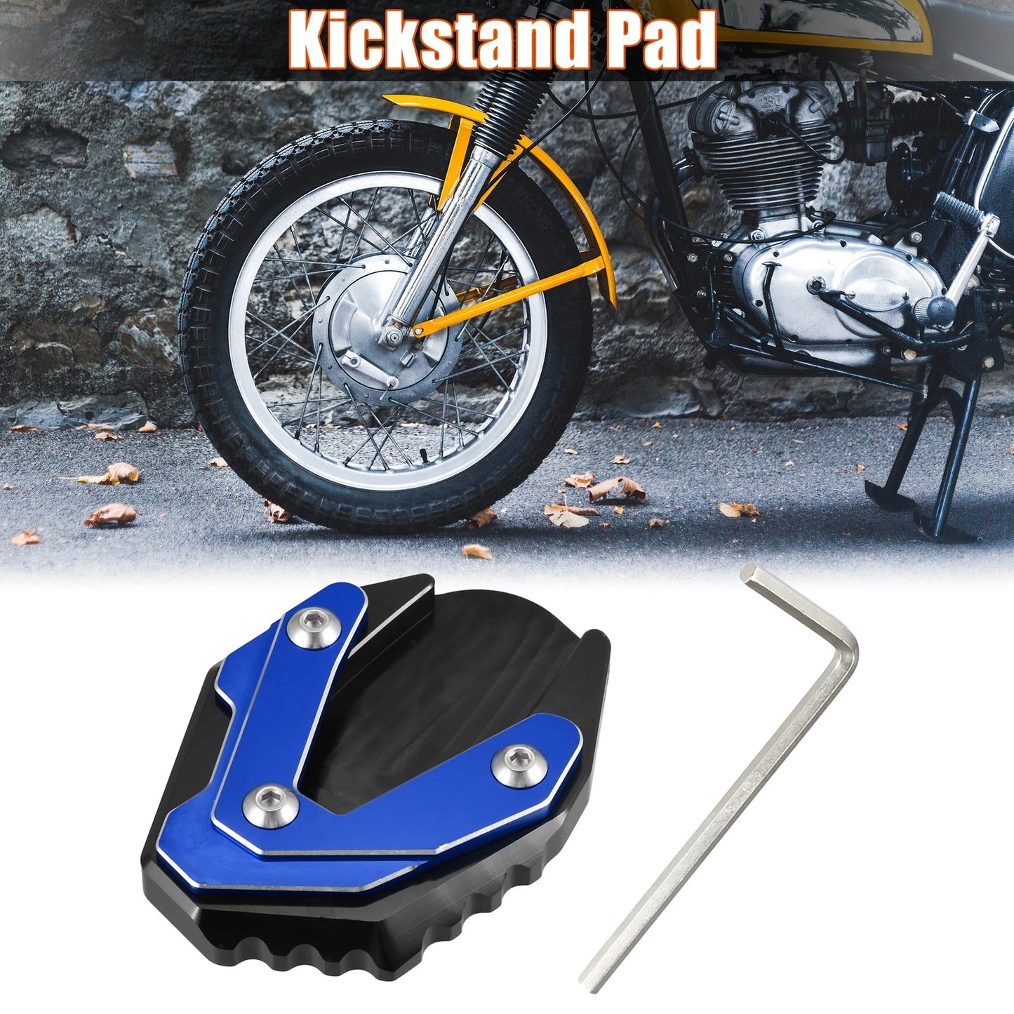 Kickstand Pad / 1 Set / Side Stand for Suzuki Jixer 250 SF (2018–2023)