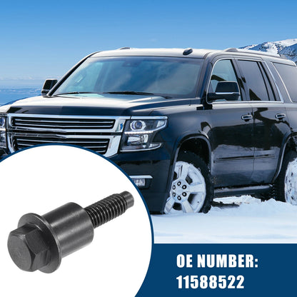Timing Chain Guide Bolts for Chevrolet Durable Metal Black