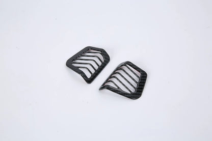 Front Side Air Vent Cover Trim for Jeep Wrangler JL Carbon Fiber 2 x (2018-2023)