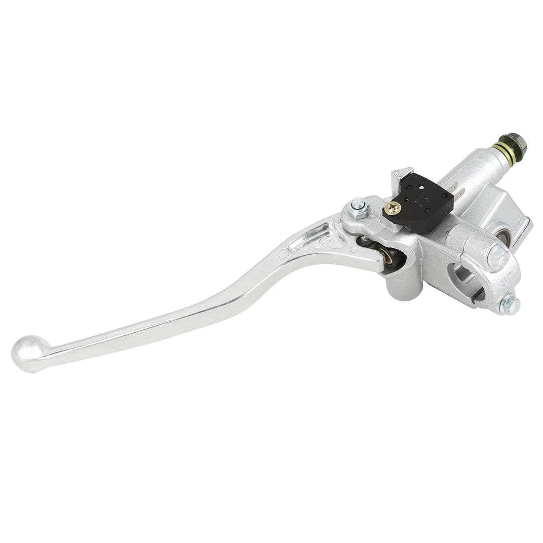 Silver Tone Motorcycle Brake Master Cylinder Pump Lever for Honda CM125