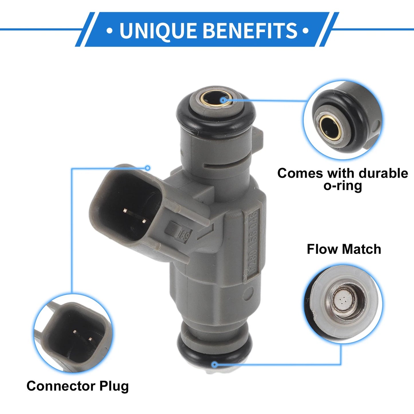 Fuel Injector 1 Pc No.0280156046 for Ford Focus 2.0L (2002-2004)