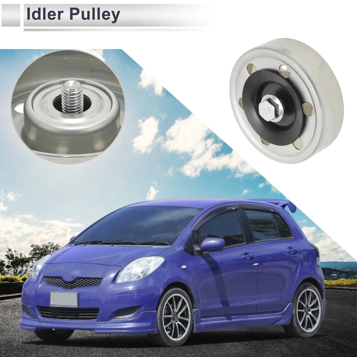 Drive Belt Idler Pulley for Toyota Corolla (2002-2009) 1 x Piece