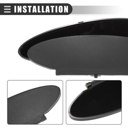 Set Sun Visor Mirror Cover Driver & Passenger Side Visor Lid for Porsche 911