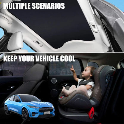 Sunroof Roof Window Sun Shade Cover Mat for Ford Mustang Mach-E (2021–2024)