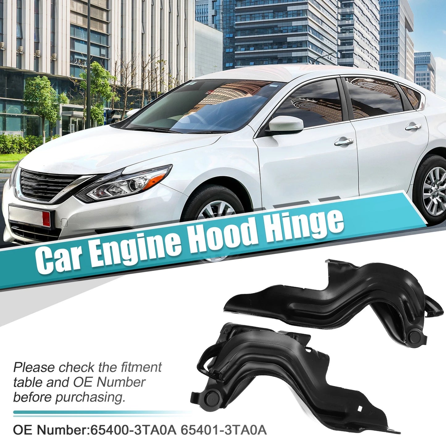 Hood Hinge  Black for Honda (654003TA0A) (2016-2021)