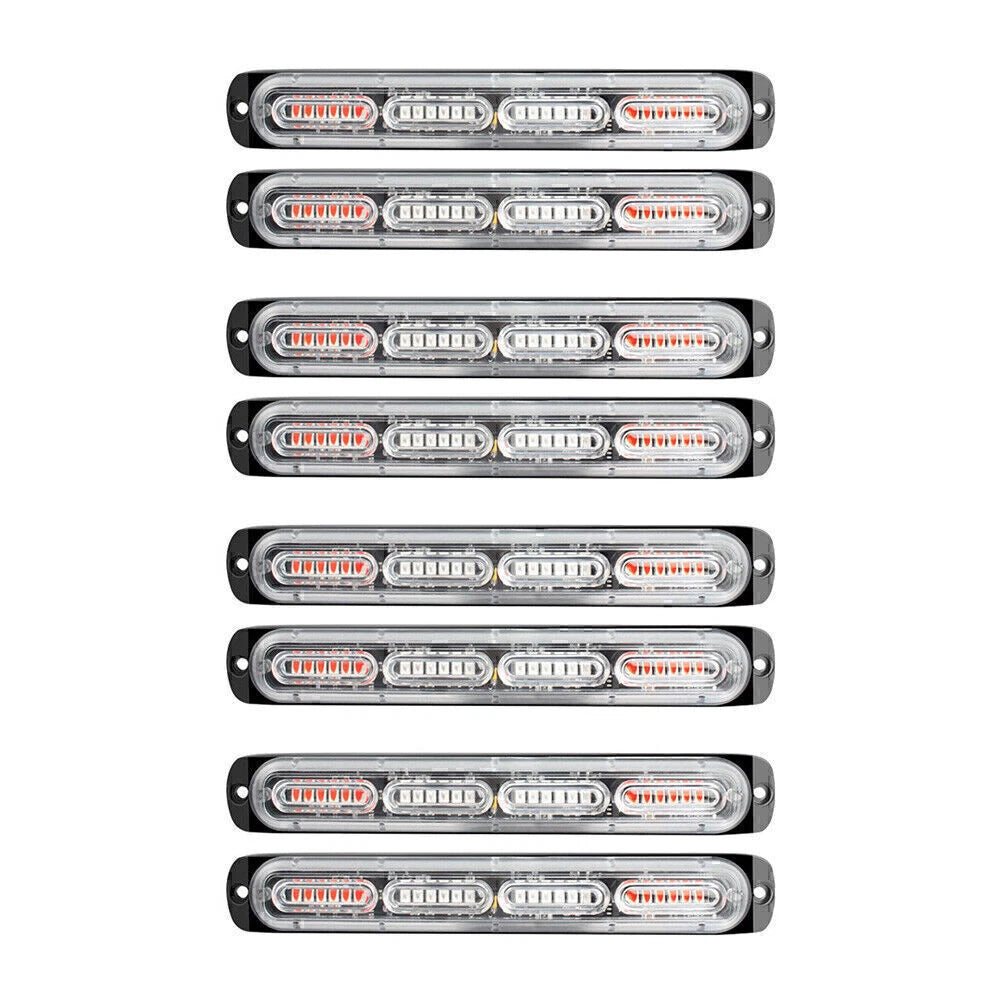 4 LED Strobe Lights Emergency Flashing Beacons for Cars