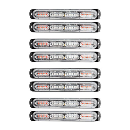4 LED Strobe Lights Emergency Flashing Beacons for Cars