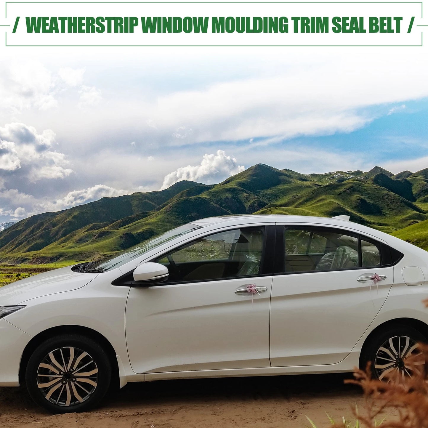 Weatherstrip Window Trim Seal Belt for Honda Civic