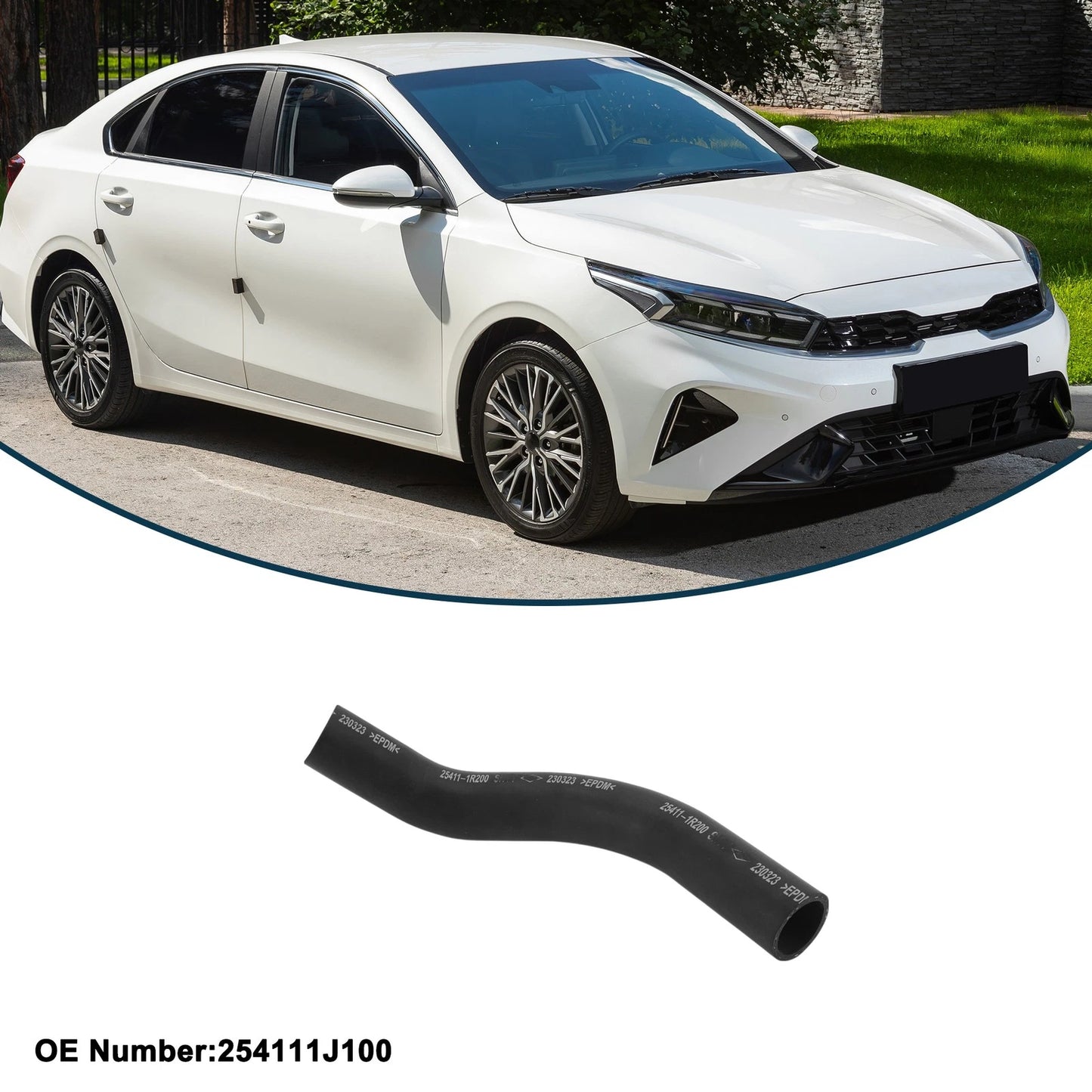 Radiator Hose for Kia K3 (2013-2016) Rubber Water Pipe