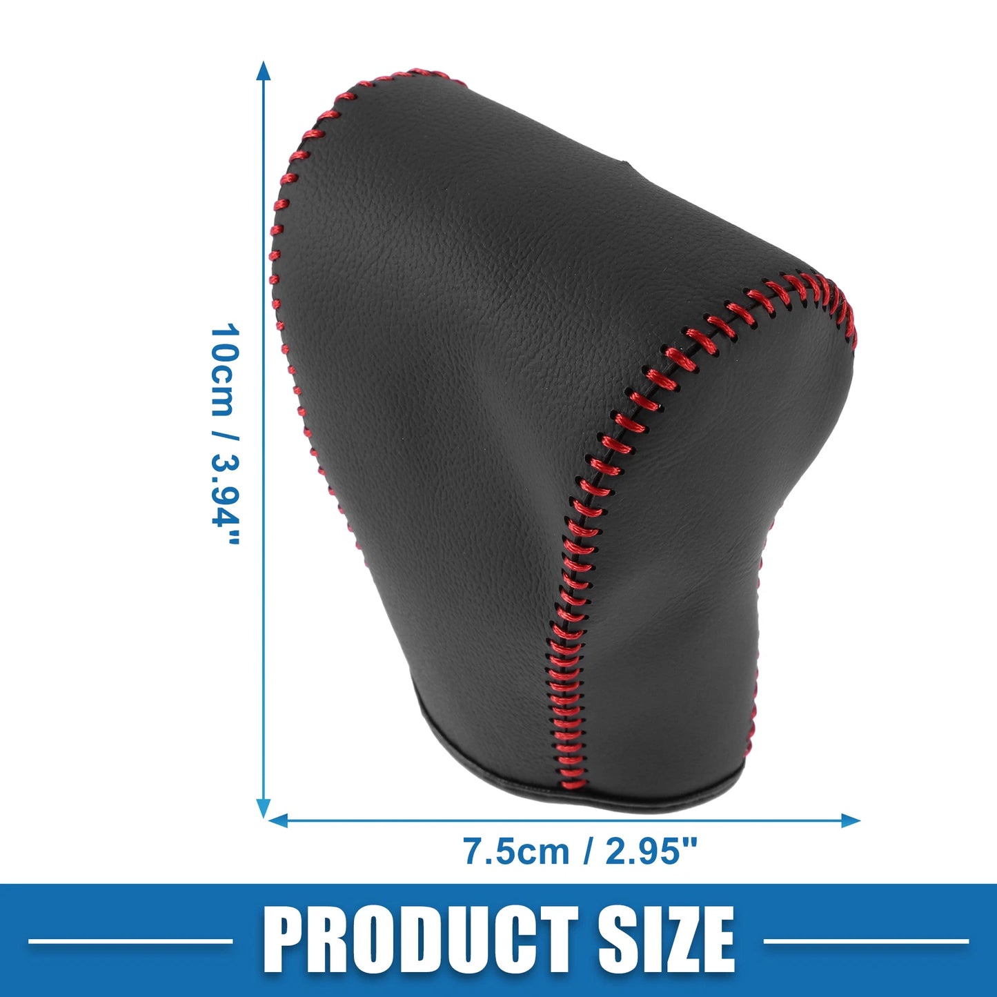 Gear Shifting Knob Cover for Hyundai Tucson 2006-2013 - Automatic Trim Black Red