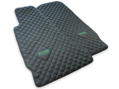 Leather Floor Mats for Aston Martin DB9 Black Carpets (2004-2016)