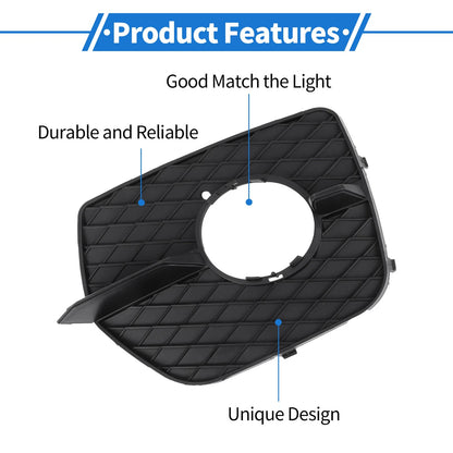 Front Left Fog Light Grill for BMW X6 2008-2014 (1 x Black)