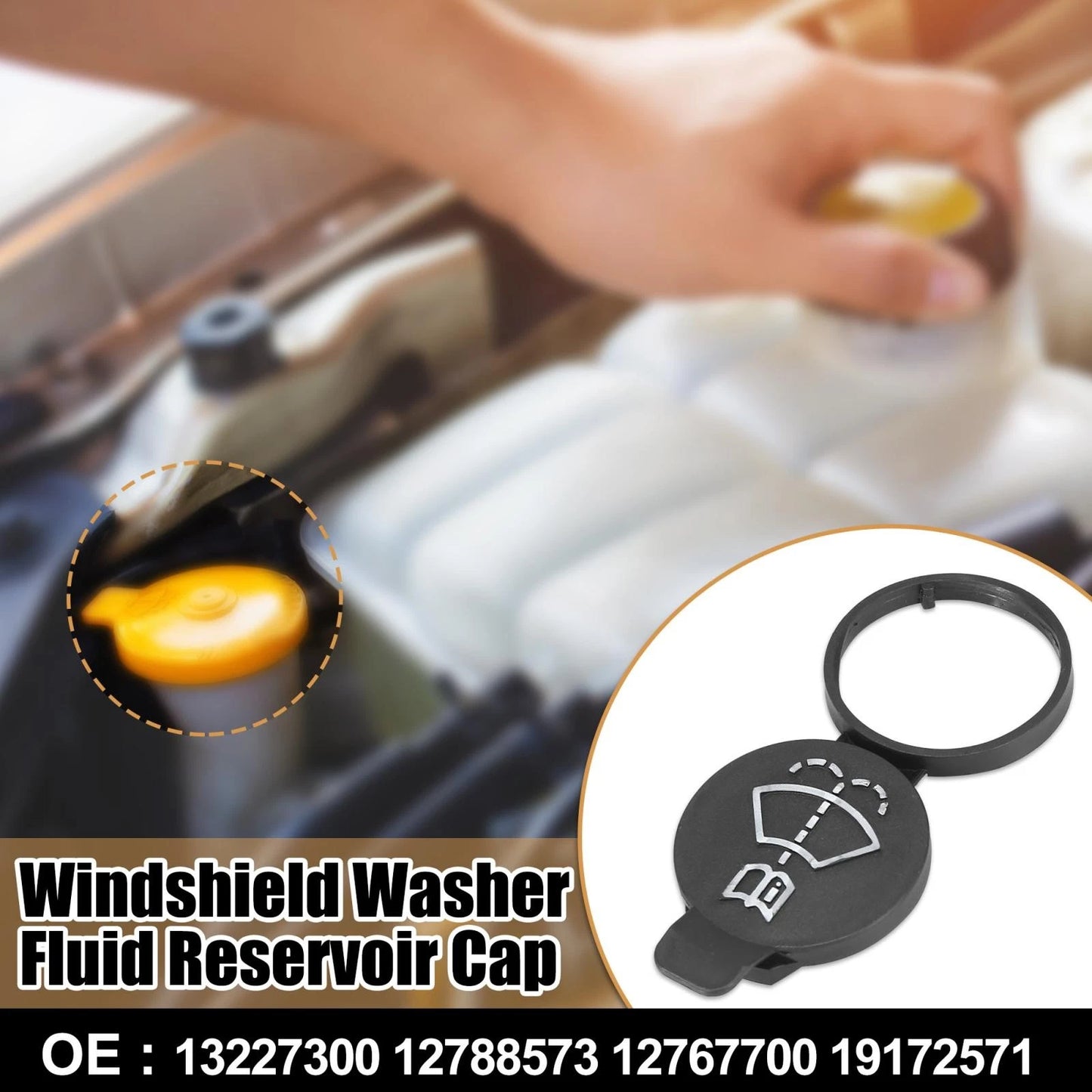 Windshield Washer Fluid Reservoir Cap for Chevrolet Cadillac