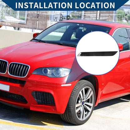 Front Left Bumper Reflector for BMW X6 2008-2014 - Black Reflectors