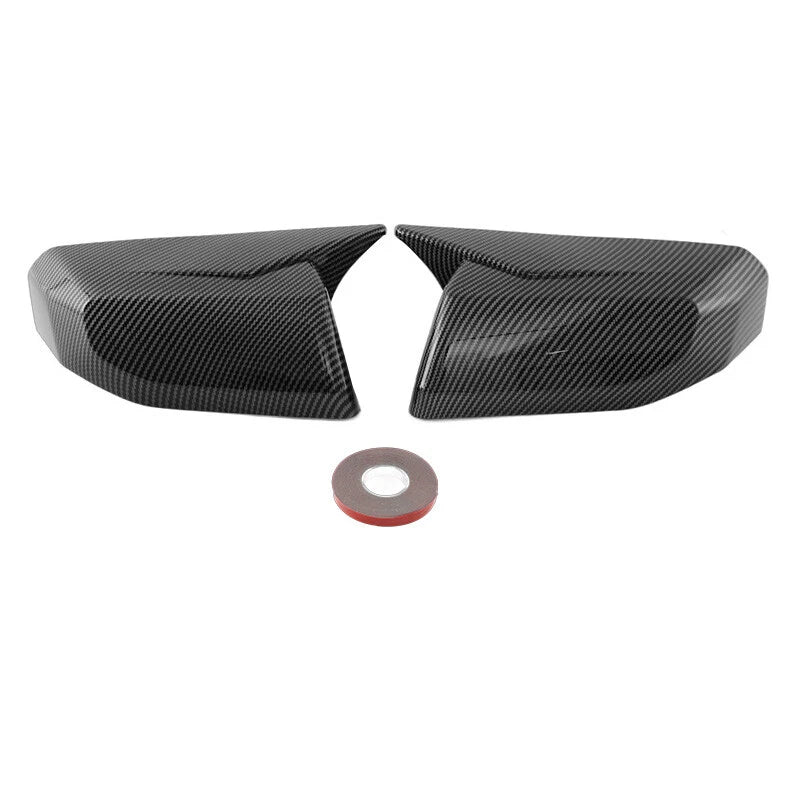 Carbon Fiber Style Rear View Side Mirror Cover Caps for Chevy Colorado (2023-2024)