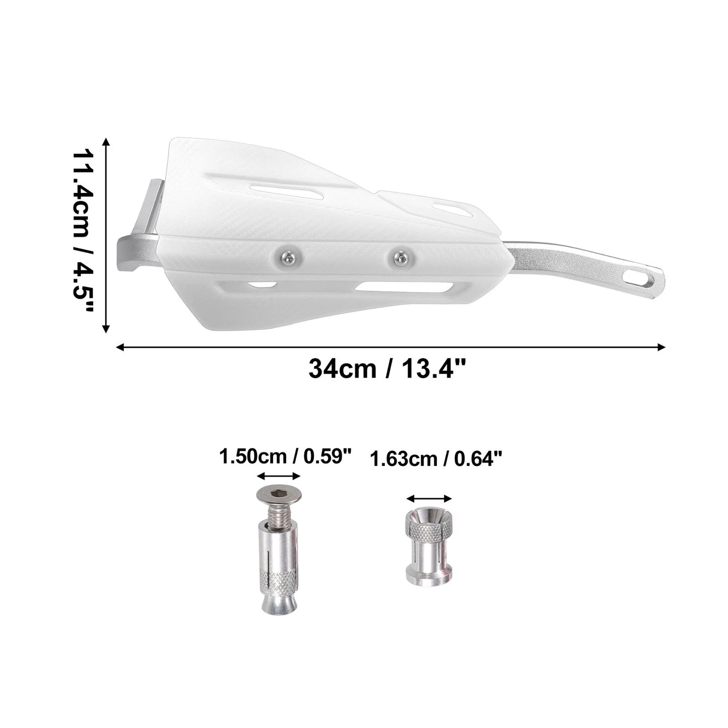 Set Off-road Motorcycle Aluminum Handlebars Plastic Handguards for Motorcycle