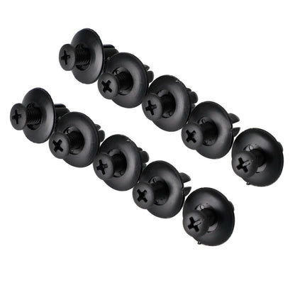 10 x 8mm Mounting Fairing Clips for Motorcycle, Car, Scooter, ATV