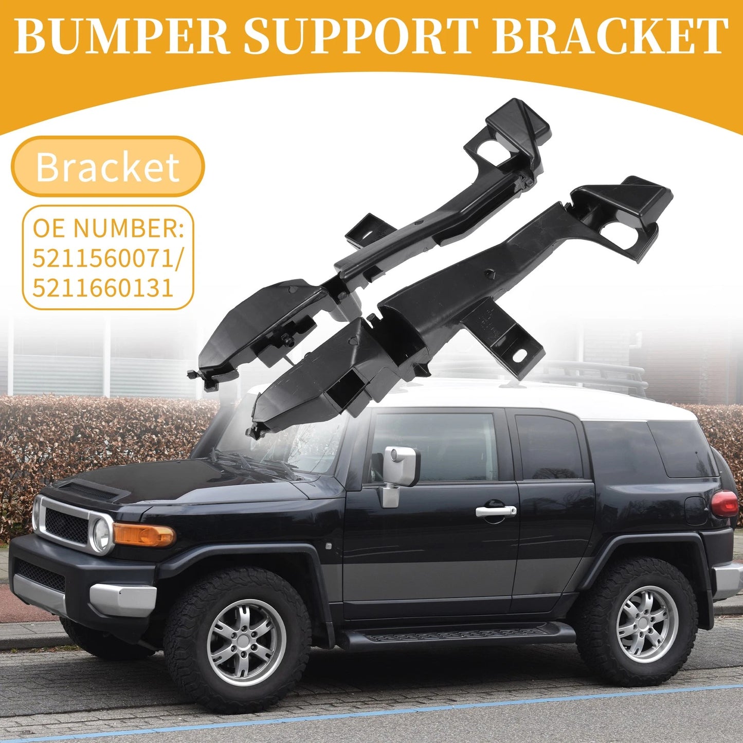 Front Bumper Support Bracket LH RH for Toyota Cruiser (2003-2008)