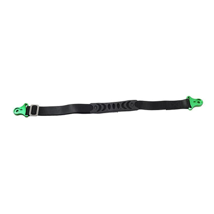 Universal Adjustable Fork Rear Seat Rescue Strap Sling Pull Belt Green