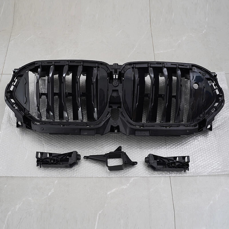 Front Active Shutter Air Inlet Grille Cover for 2020-2022 BMW X6 G06