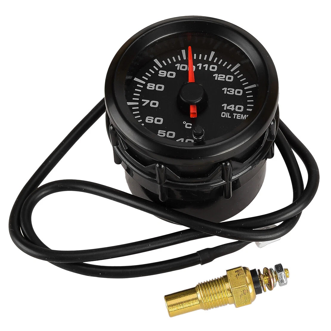 2" 52mm LED Oil Temp Gauge for Universal Car