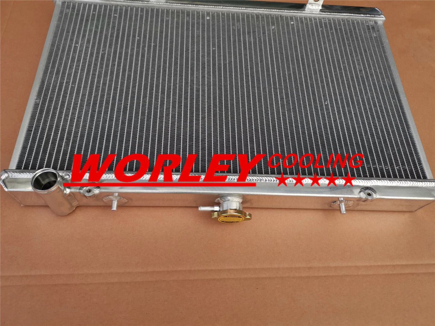 Aluminum Radiator + Black Silicone Hose + Shroud + Fan for Silvia S13 (1989-1994)