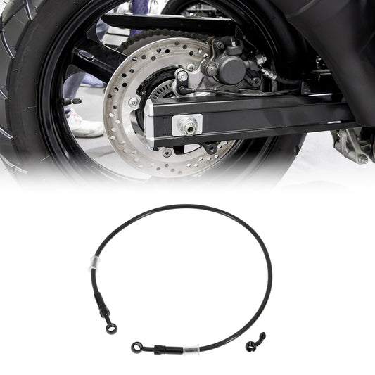 80cm Oil Hose Line for Motorcycle Brake Clutch Nylon SS Wire Braid PU
