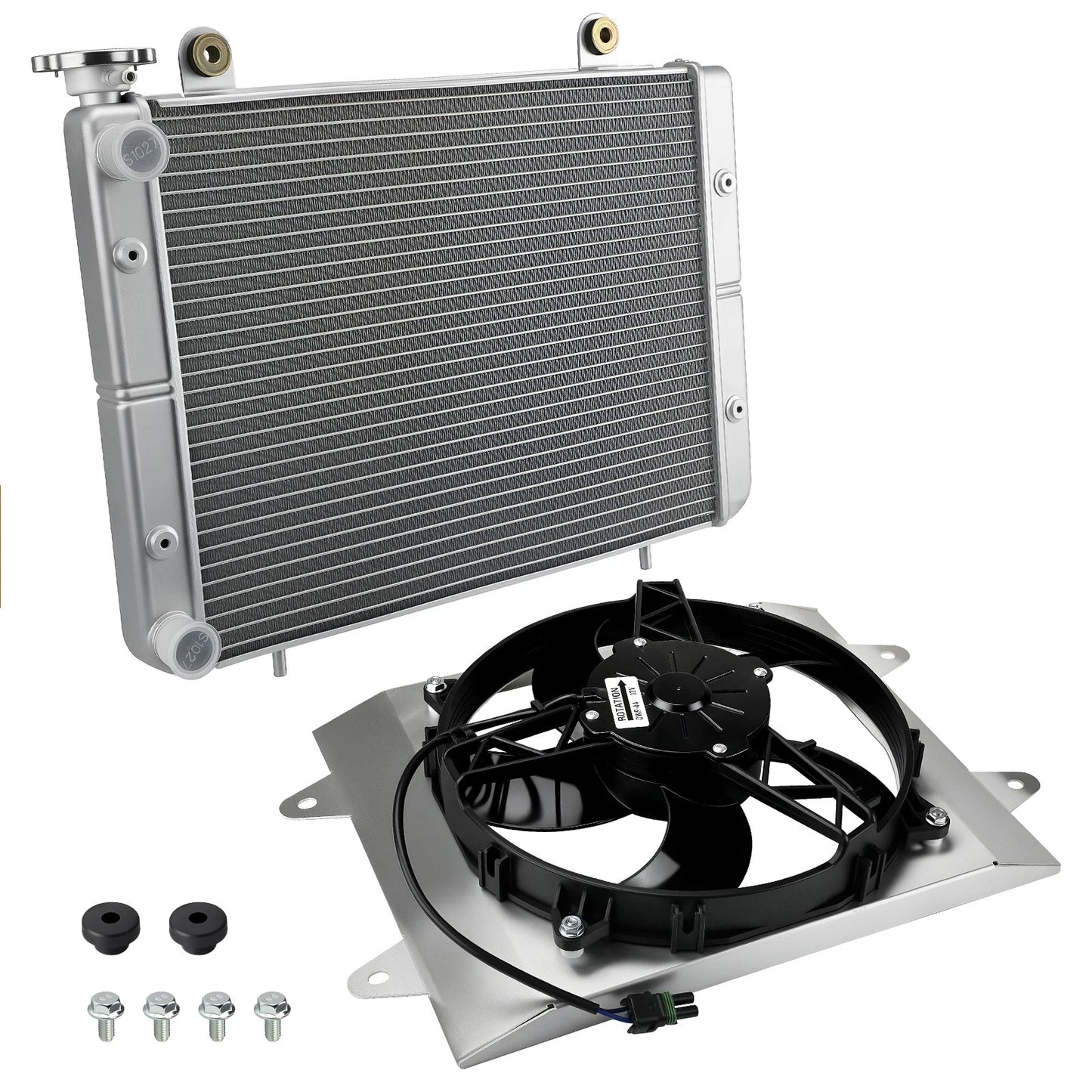 Aluminium Radiator Cooling Fan Shroud for Polaris Ranger 700 XP Crew 6x6 EFI