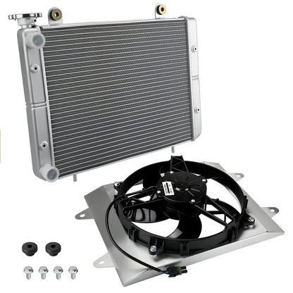 Aluminium Radiator Cooling Fan Shroud for Polaris Ranger 700 XP Crew 6x6 EFI