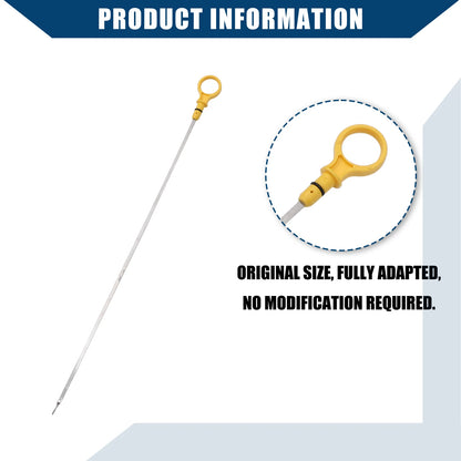 Engine Oil Level Dipstick for Ford Mustang F-150 Metal Yellow