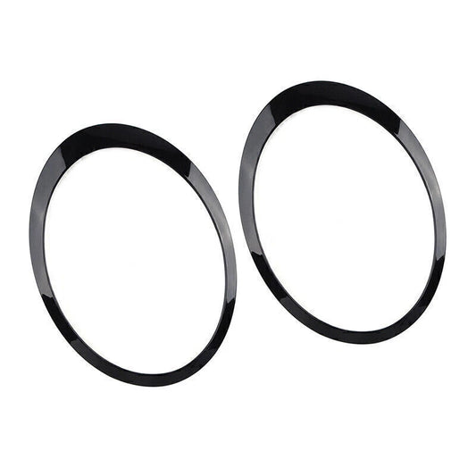 2 x Headlight Bezel Trim Ring Cover Black for Mini Cooper R55 R56 R57 (2007-2015)