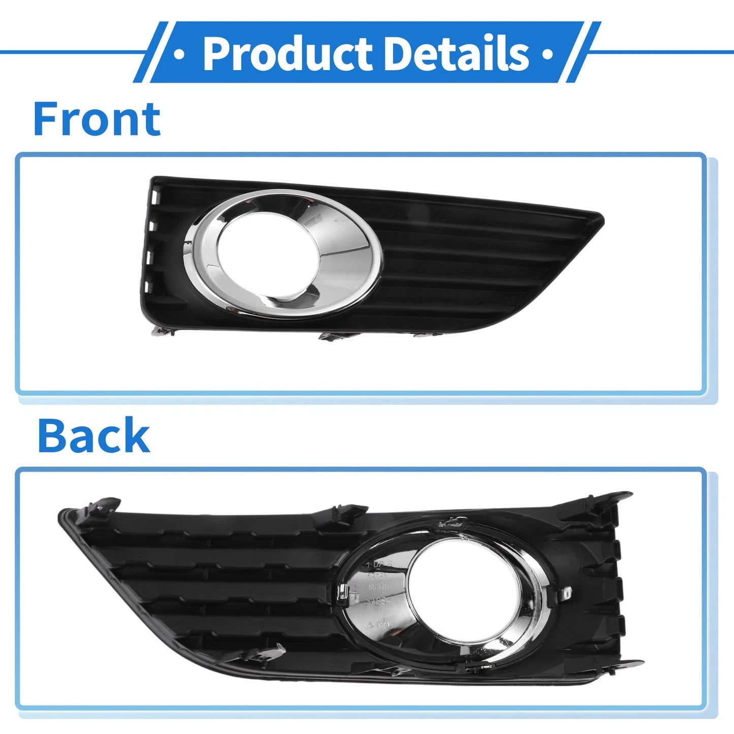 Front Right Fog Light Grill for Toyota Camry (2012-2014)