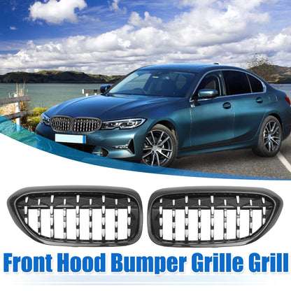 Front Hood Bumper Grille for BMW 530e 530i 540d 540i xDrive (2017-2023)
