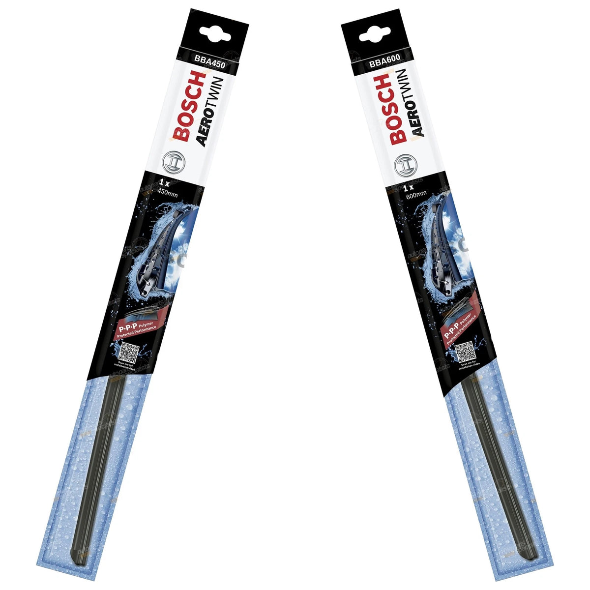 Front Pair Aerotwin Wiper Blades for Mitsubishi 380 DB V6 3.8L (2005-2008)