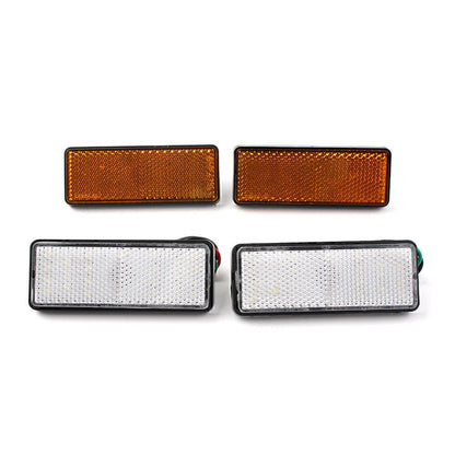 Universal Rectangle Reflector Turn Signal Tail Brake Lights