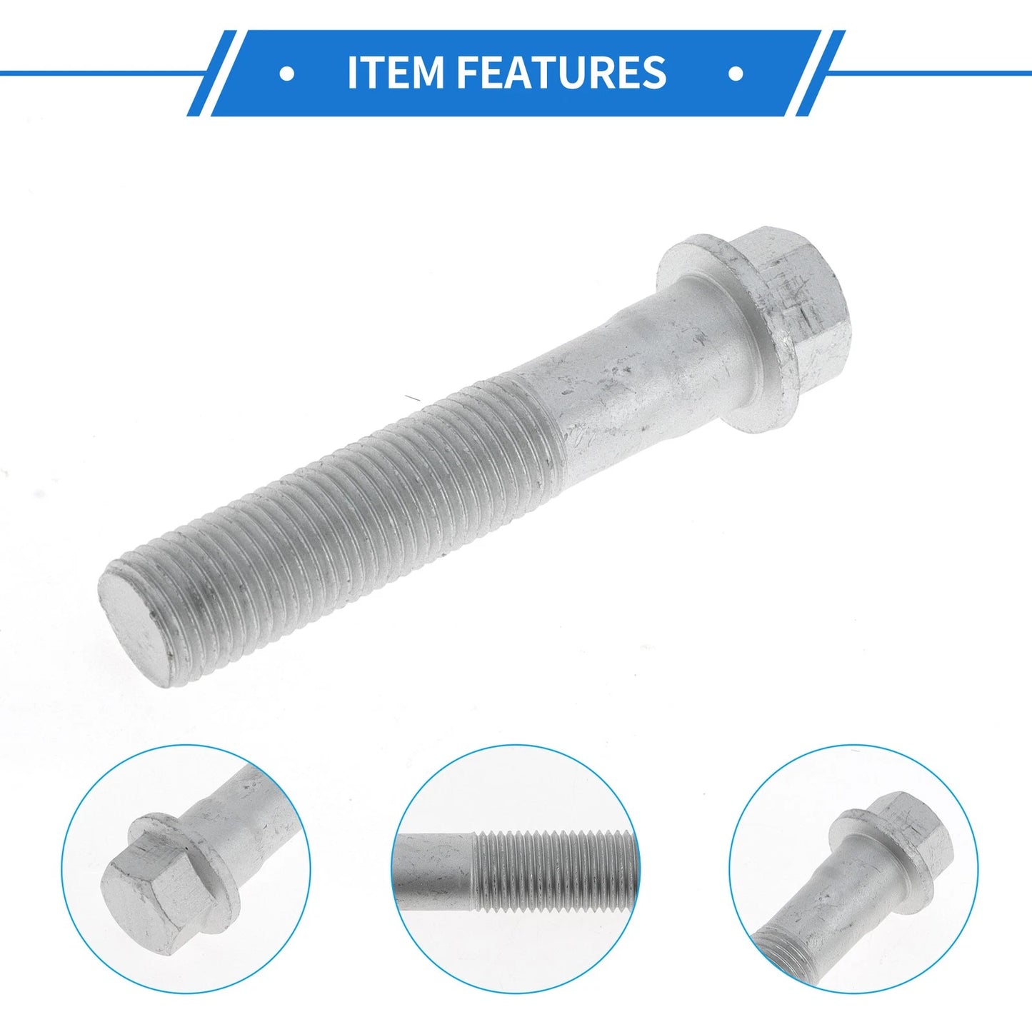 3 Pcs Wheel Hub Bolt for Chevrolet Silverado 2500 (1999-2010)