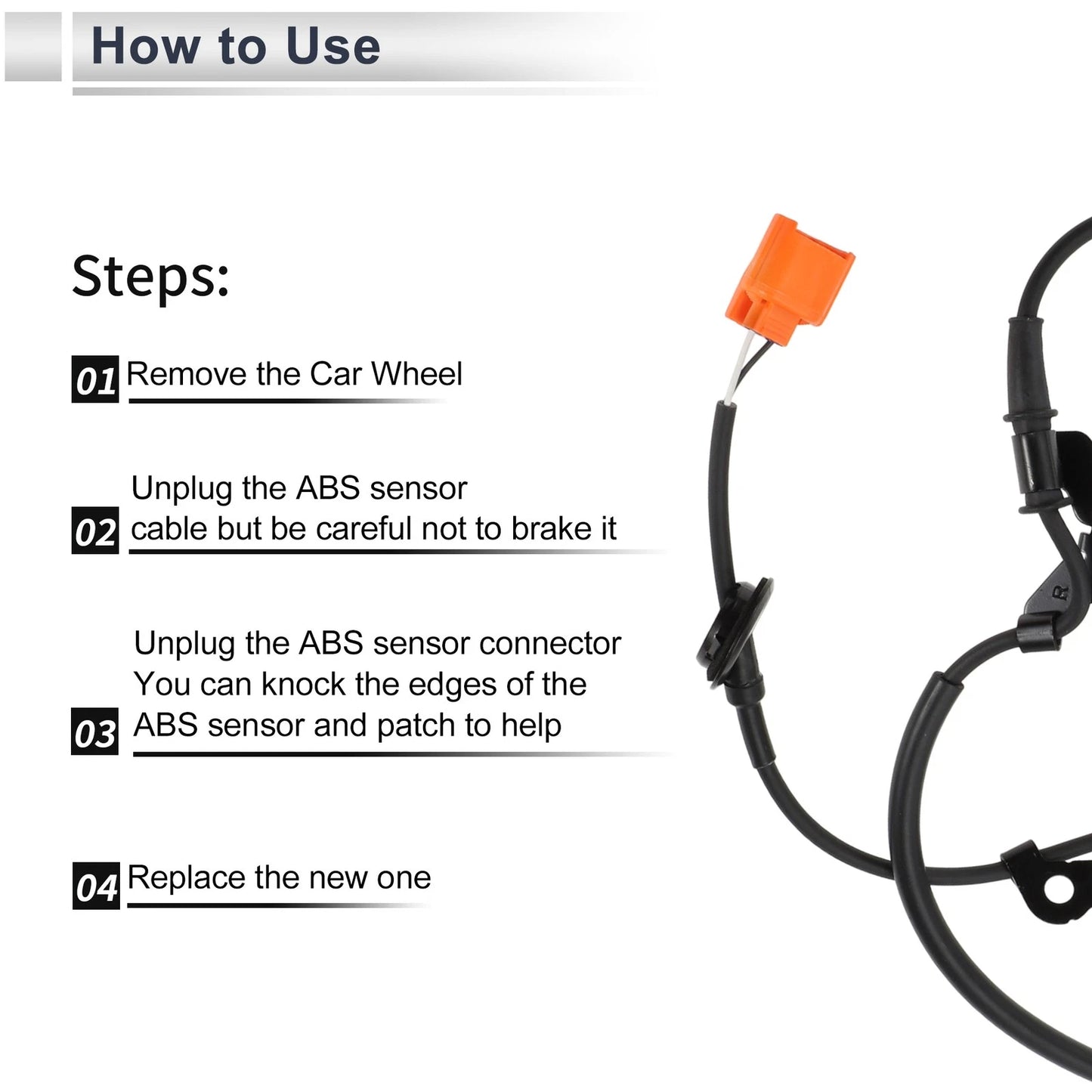 ABS Wheel Speed Sensor for Honda HR-V (1999-2006) Front Right