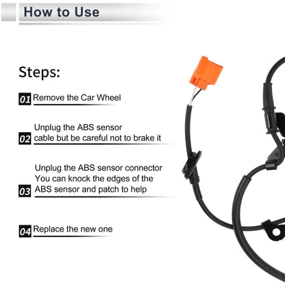 ABS Wheel Speed Sensor for Honda HR-V (1999-2006) Front Right