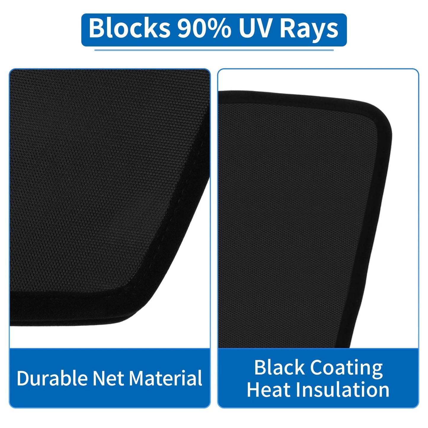 Window Cover for Toyota Corolla Cross 10 Series Black