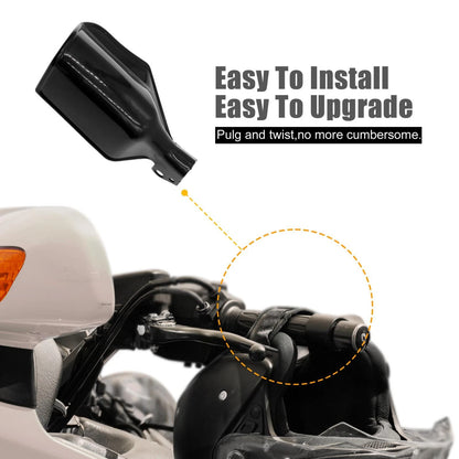 Pair Black Handlebar Brush Bar Hand Guard Handguard for Yamaha