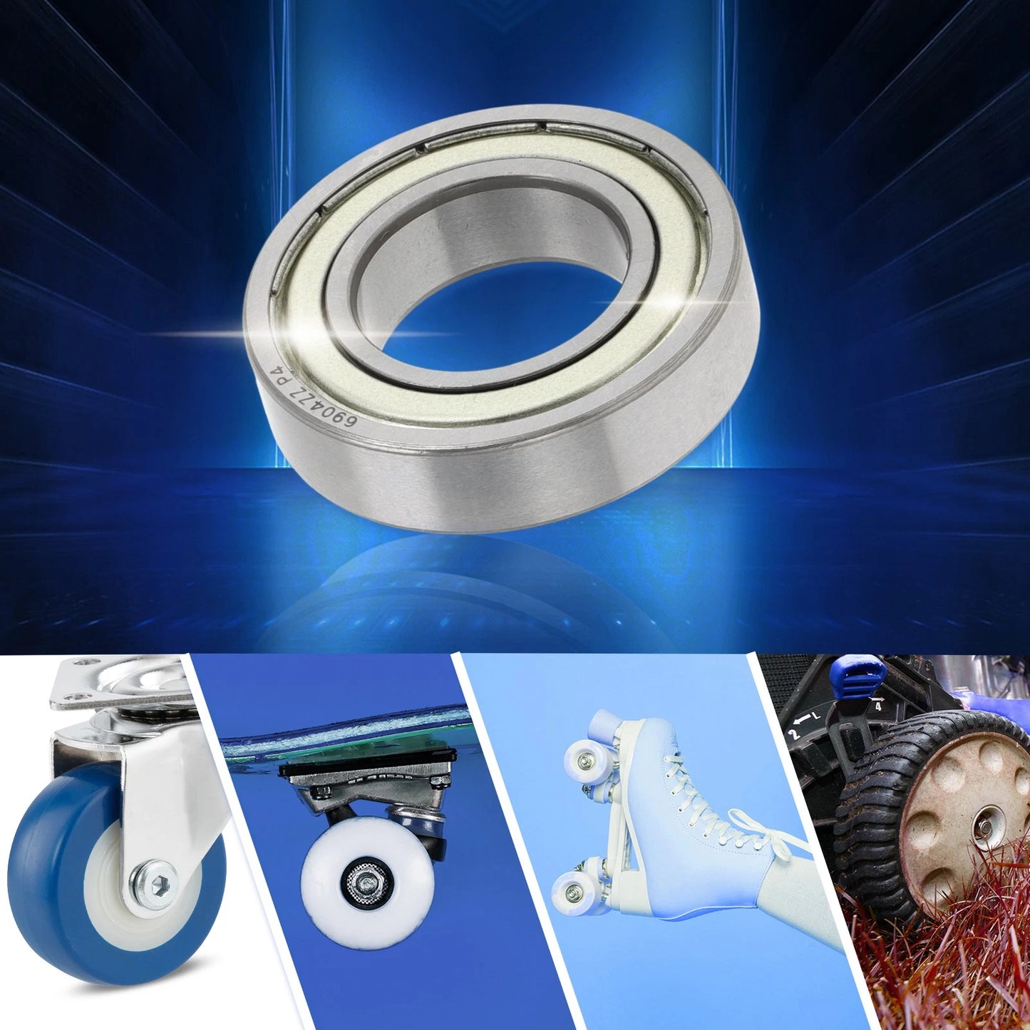Deep Groove Ball Bearings P4 20x37x9mm 1 Pc Scooter Skateboard Wheel