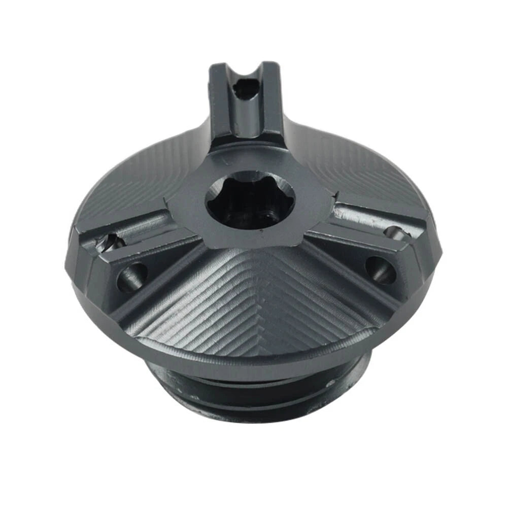 Black Engine Oil Cap Cover for Kawasaki Z400 Z650 Z800 Z900 Z1000 (2018-2023)