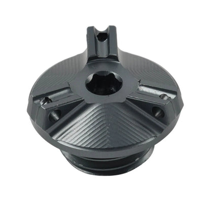 Black Engine Oil Cap Cover for Kawasaki Z400 Z650 Z800 Z900 Z1000 (2018-2023)