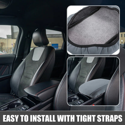 Center Console Armrest Cover Trim for Ford Edge (2011-2014) Gray