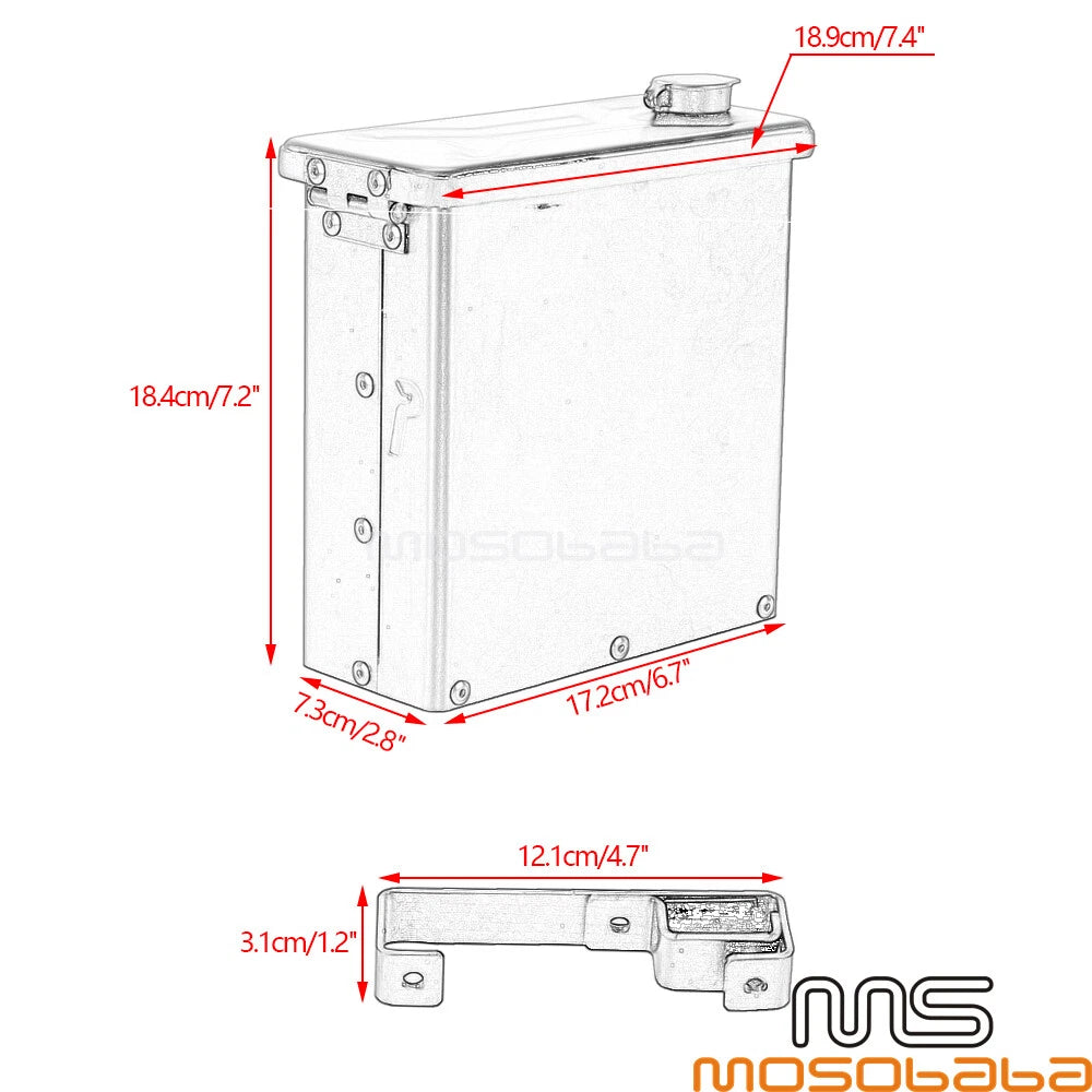 2.3L Right Side Bracket Luggage Storage Tool Box for Harley PAN AMERICA 1250 S