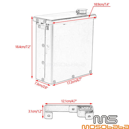 2.3L Right Side Bracket Luggage Storage Tool Box for Harley PAN AMERICA 1250 S