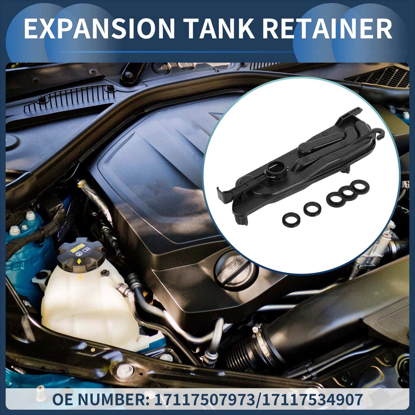 Radiator Coolant Tank Mounting Plate for BMW E60 530i (2004-2010)