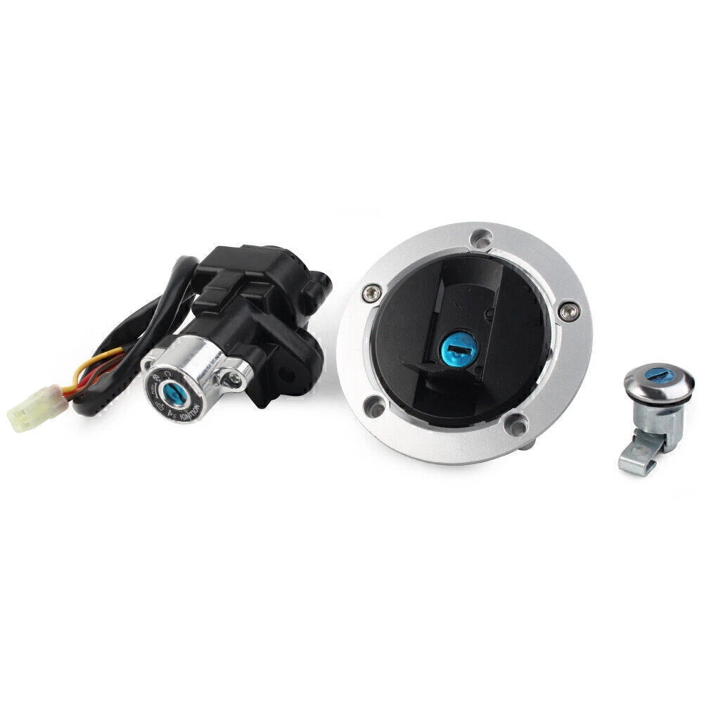 Ignition Switch Lock & Fuel Gas Cap Set for Suzuki GSXR1000 SV1000 SV650