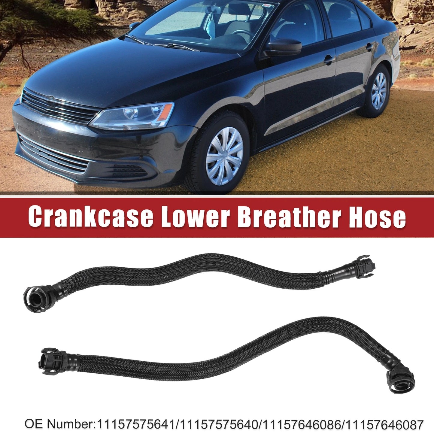 Crankcase Lower Breather Hose for BMW X5 E70 xDrive 50i (2010-2013)